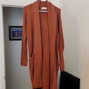 Brown Duster Cardigan